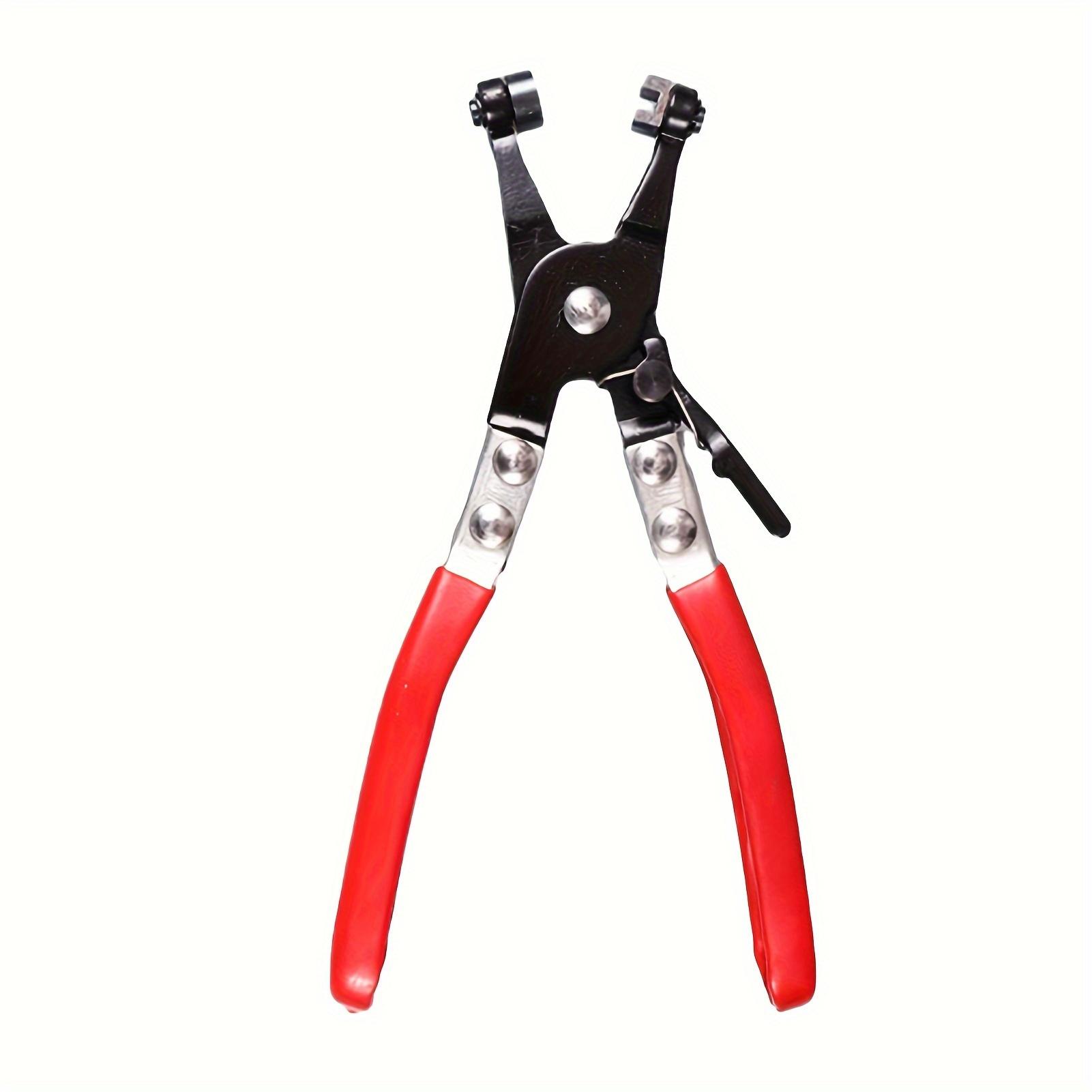 

1pc 45° Professional Car Water Pipe Hose Clip Pliers, Easily Remove And Install Ring-Type Flat-Band Hose Clamps серебряный