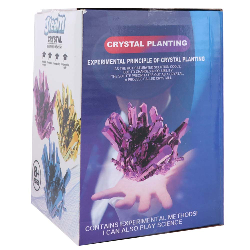 Einfach zu züchten Kristallzucht Wissenschaftskit Farbige Kristalle Kristallherstellungskit Kinder