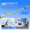 Telescopic Ice Fishing Rod Set with Soft Tip, Reel, and Accessories for Winter and Raft Fishing.
