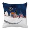 Christmas Themed Pillowcases Car Accessories Office Santa Claus Living Room Sofa Home Pillowcases