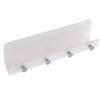 Wall Mount Holder with Storage Basket Holds Board Spray Bottles Starch Laundry Rooms - White