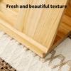 Desktop Organiser Triangular Wooden Bookstand with Drink Tray and Phone Stand Ergonomic Reading Stand for Home Offices