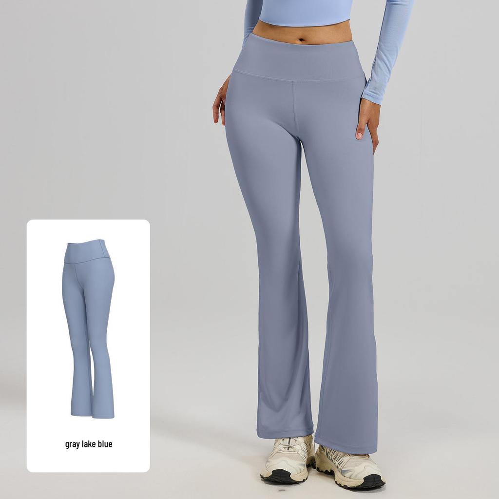 High-Waisted Slimming Color Block Sports Tank & Wide-Leg Yoga Pants Set for Women