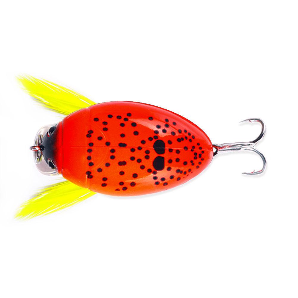 

Insect Bionic Fake Bait3.9cm3.9gSurface Fishing Lure for Bass and Red Snapper, Freshwater and Saltwater Fishing Artificial Bait 3.8cm-4g-8
