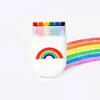 2PCs Rainbow Crayon Paint Rainbow Birthday Party Colourful Theme Party Accessories Party Family Costume Gift Pocket Size