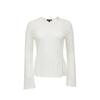VEROMODA Women's Wool Blend Textured Long Sleeve Top