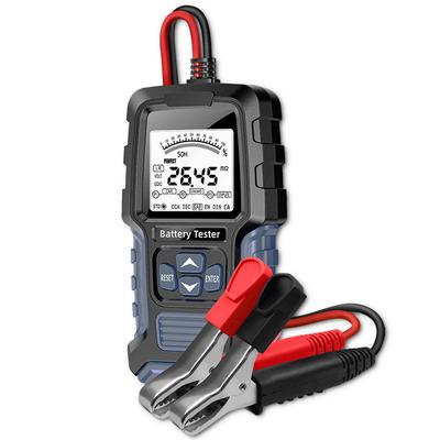 Qoltec Probador digital de batería con pantalla LCD | 12V | 24V | 3Ah-250Ah
