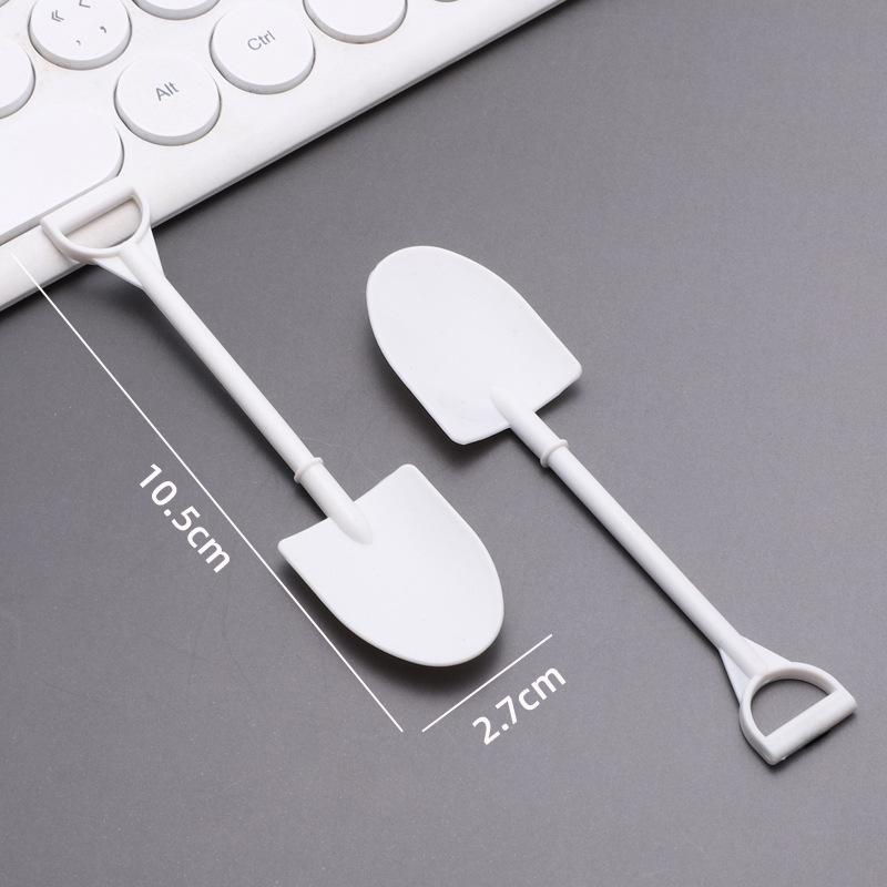 Thickened Disposable Dessert Spoon for Ice Cream, Yogurt, Jelly, Cake, and Roasted Sweet Potato