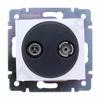 TV-RD Socket (star) White Valena