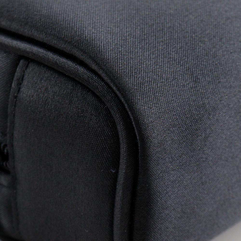 CHANEL Mademoiselle Pouch novelty black Nylon Women Used