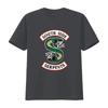 Riverdale Unisexs T Shirt South Side Serpents Size S Small Double Sided Snake Vintage Slightly Graphic Versatile
