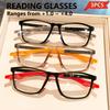 3pcs Reading Glasses Ultra Light Sports Presbyopic Glasses,blue Light Blocking Glasses, TR Lens Legs Computer Reading