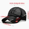 Men Women Summer Mesh Baseball Cap Fashion Outdoor Sports Sun Visor Hat Solid Breathable Cap Camping Quick-Dry Fishing Cap