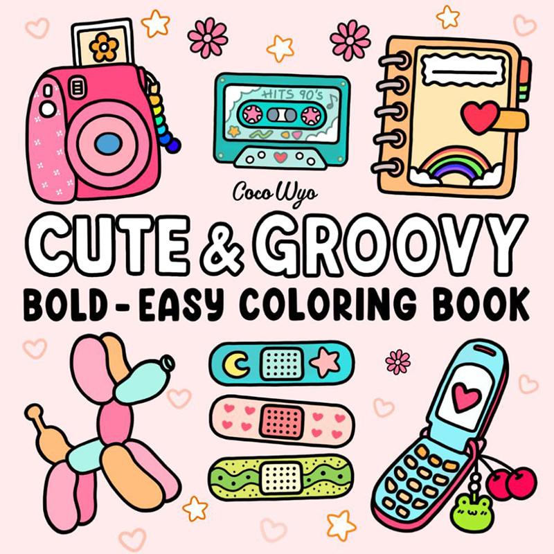Creative Diy Coloring Book Cartoon Funny Children Graffiti Notebook Cute Coloring Book Drawing Book Adult Relaxation Supplies