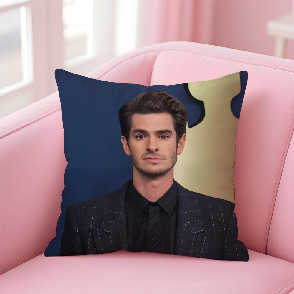 1PC Souvenir Of American AAndrew Garfield Cushion Cover Pillowcase Short Plush Invisible zipper Room Sofa Cushion Cover