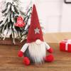 European-Style Faceless Christmas Doll Ornament - Creative Plush Figurine for Kids