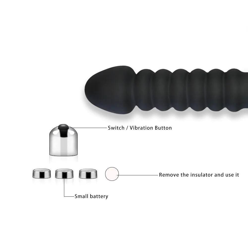 Vibrating Anal Plug Prostate Massager Butt Plug Gay Sex Products Dildo Stimulator Adult Sex Toys For Men And Women Sex Shop