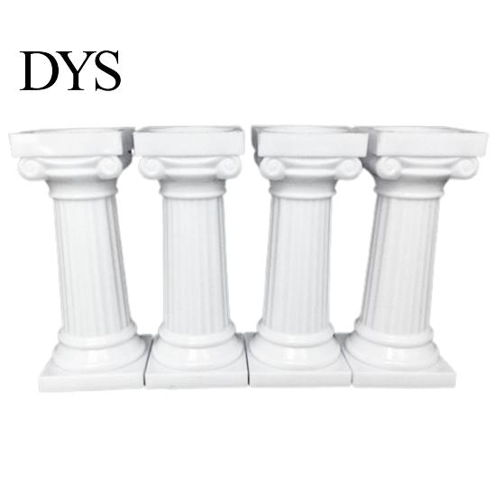 Fondant Support Mold 4Pcs/Set Cake Rods Non-stick Reusable Plastic Delicate Baking Tool Standing Grecian Pillars Gathering Supplies Rod