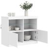 Vidaxl Szafka Z Oświetleniem Led, Biała, 81X37X67 Cm