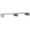 Dual Monitor Stand Gray Sonoma 100 X 27 X 10 Cm Particleboard