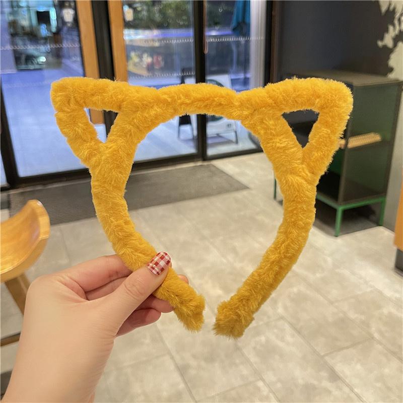 Women Cat Ears Hairbands Plush Headband for Girls Children Soft Hair Accessories Cute Hair Hoop Kids Headdress
