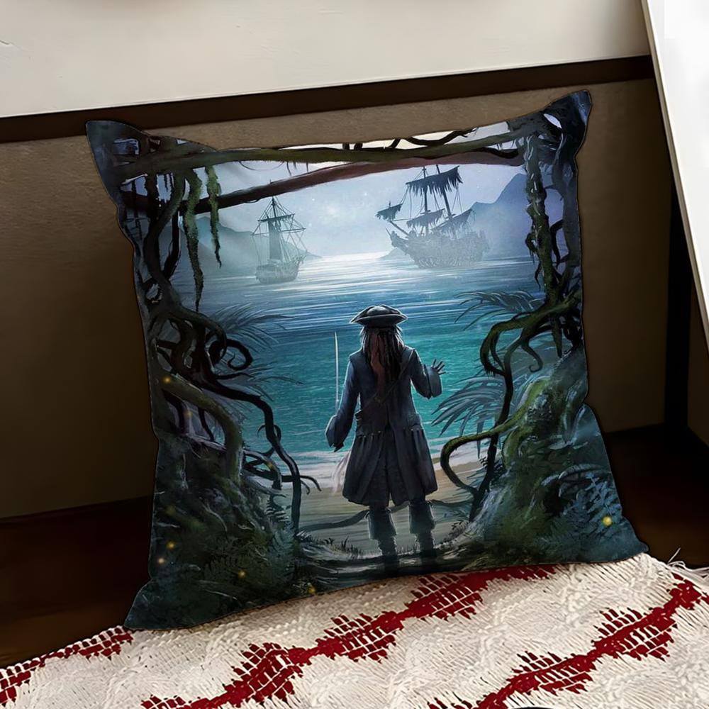 

SSea of Game TThieves Cushion Cover Reversible Soft Durable Pillow Cover Home Car MultiScene Use for Daily Comfort 30X30cm