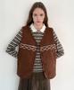 Sinoon Sn Shearling Suede Vest (Brown)