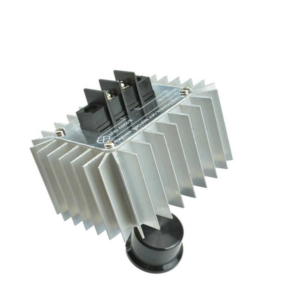 Buy 220V 5000W SCR Voltage Regulator Motor Light Dimmers Thermostat ...
