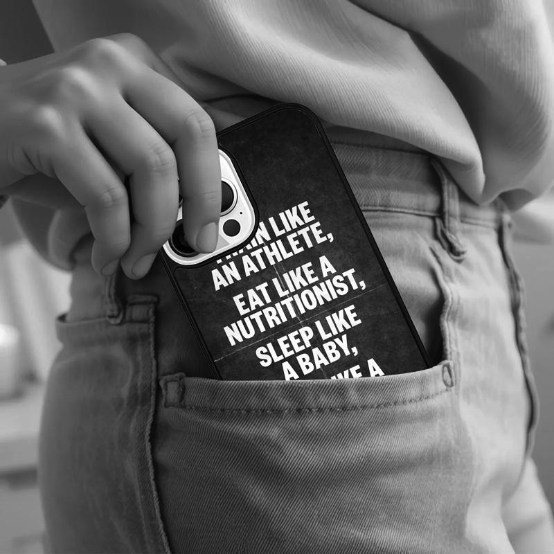 Workout Motivation fitness Gym quotes Phone Case For iPhone 17 Air 15 16e 14 13 Pro Max Coque 12 11 Pro Max PLUS cover