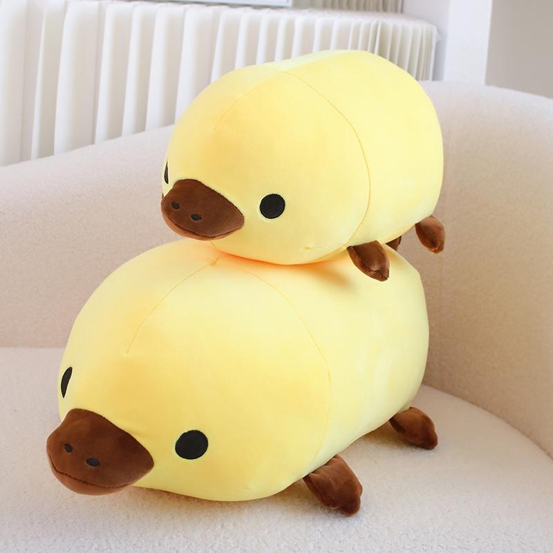 Kawaii Lying Platypus Plush Toy Stuffed Soft Cartoon Animals Pillow Sofa Cushion Doll Birthday Gifts
