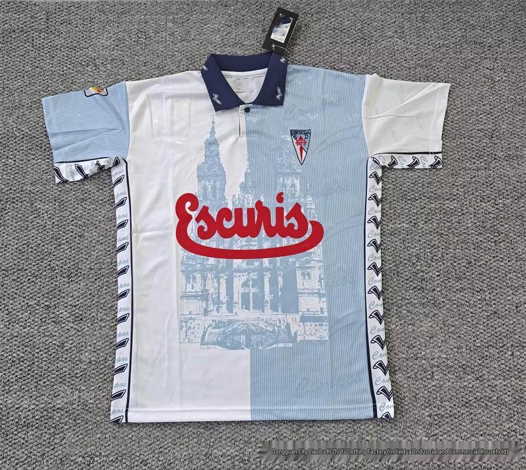 La Liga Retro Short Sleeve Jersey - Real Sociedad, Rayo Vallecano, Malaga, Oviedo Football Kit