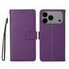 For iPhone 17 Pro Max Case RFID Blocking 3 Card Slots PU Leather Phone Cover with Wrist Strap