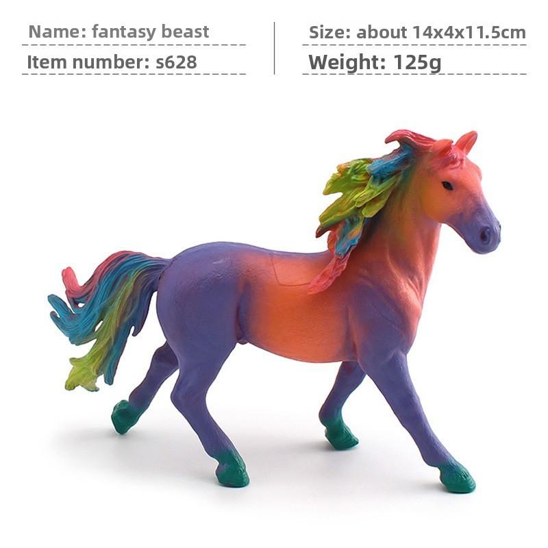 Unicorn Figurine Collectible Pvc Model For Kids Fantasy Animal Decor Play Toy