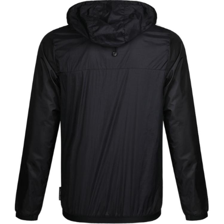 Adidas Neo Xield Pkbl Striped Hooded Casual Windbreaker Comfortable Long Sleeve Jacket Men jackets Black DM4333