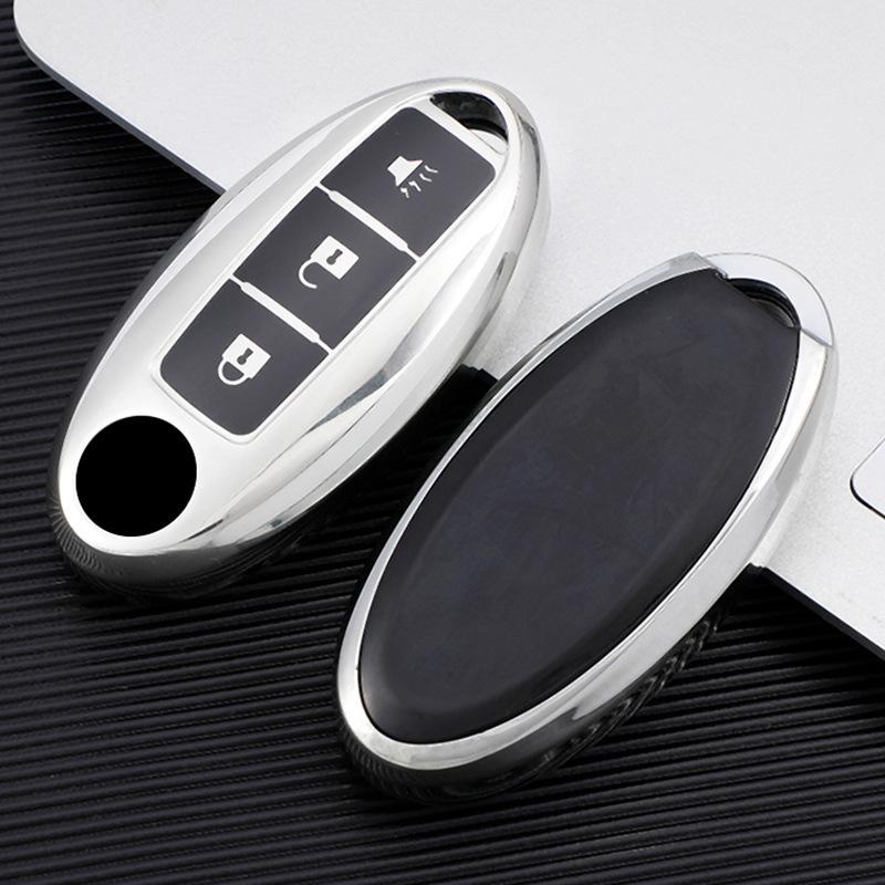 New Soft TPU Car Key Case Cover Shell for Nissan Qashqai X-Trail T32 T31 Juke J10 J11 Kicks Tiida Pathfinder Note for Infiniti