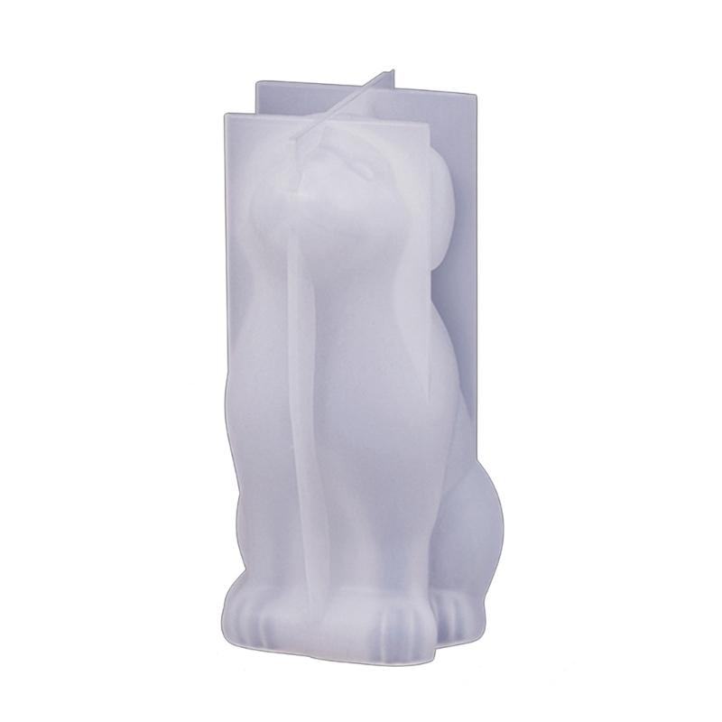 3D Tier Kerzenform, Katze Hund Kaninchen Kerzenform für DIY Kerzen Gipsornamente Heimdekorationen, Epoxidharz Gießen