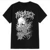 Groteske Totenkopf Grafikdruck T-Shirt
