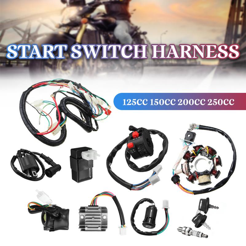 125cc 150cc 200cc 250cc Dirt Bike ATV QUAD ELECTRICS Zongshen Lifan Ducar Razor CDI Wire Harness Stator Assembly Wiring
