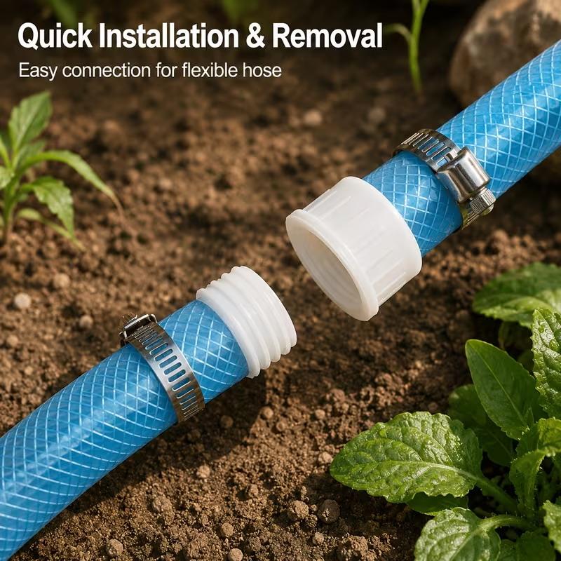 10Pcs 1/2Inch Plastic Hose Barb Connectors With Airtight Seal Smooth Burr Free Edges For Garden Irrigation Water Pipe Connection