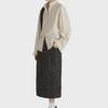 2024 Autumn Low-Saturation Twisted Stand Collar Shirt