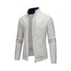 Men's Autumn Winter Knitting Sweatercoat Stand Collar Cardigans Warm Fashion Knitted Coat Male Sweater Jacket Loose Outwear Man