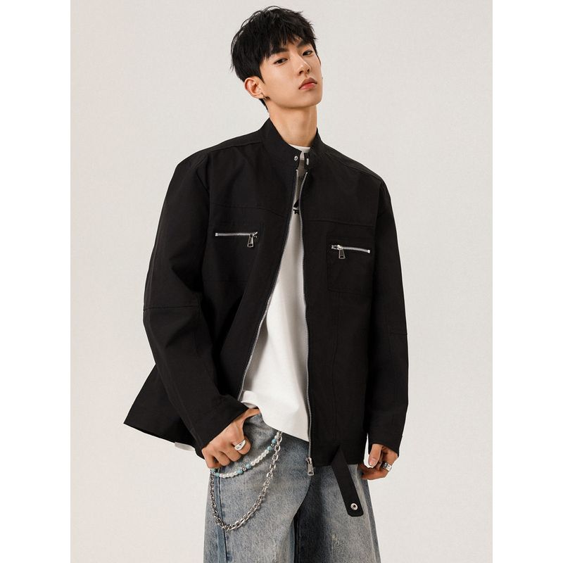 Wassup Trendy American-Style Workwear Jacket for Men, New Autumn and Winter Style, Youth Trendy Versatile Cool Retro Jacket