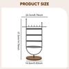 Earring Tree Hanger Jewelry Display Rack Rings Tray Organizer Holder Stand for