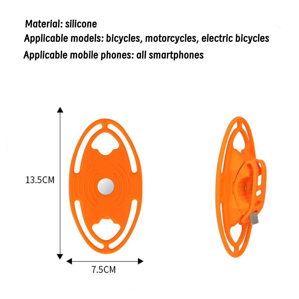 Suport din silicon pentru telefon mobil pentru biciclete si motociclete