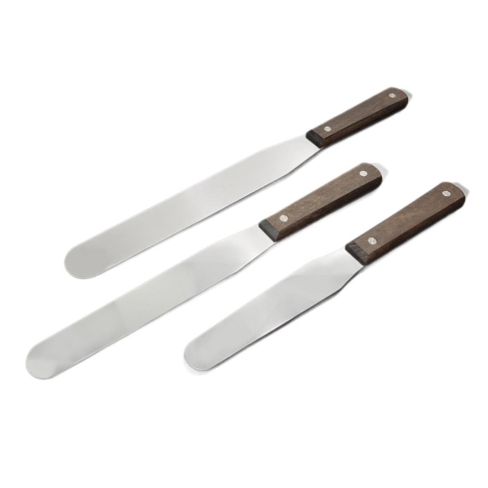 

Нож для регулировки краски из нержавеющей стали с деревянной ручкой, нож для смешивания паяльной пасты, инструмент для ракеля для трафаретной печати, аксессуары