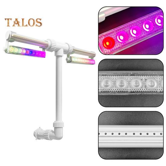 Fontana per piscina con luce LED a 7 colori, fontana per piscina con doppio spruzzo regolabile, cascata, irrigatore e refrigeratore per piscine fuori terra e interrate.