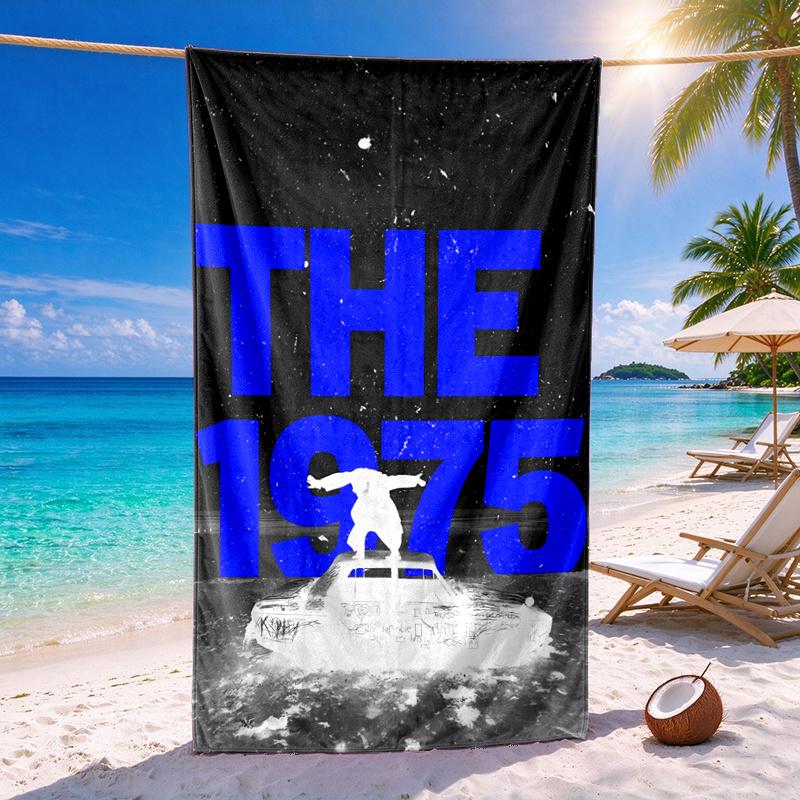 the 1975 Quick-drying soft and absorbent beach towel—perfect for beach trips swimming outdoor camping and travel an essential beach item