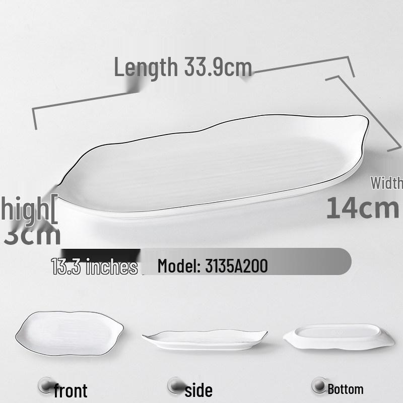 Xiangyuanmei Rectangular Melamine Sushi Dining Plate