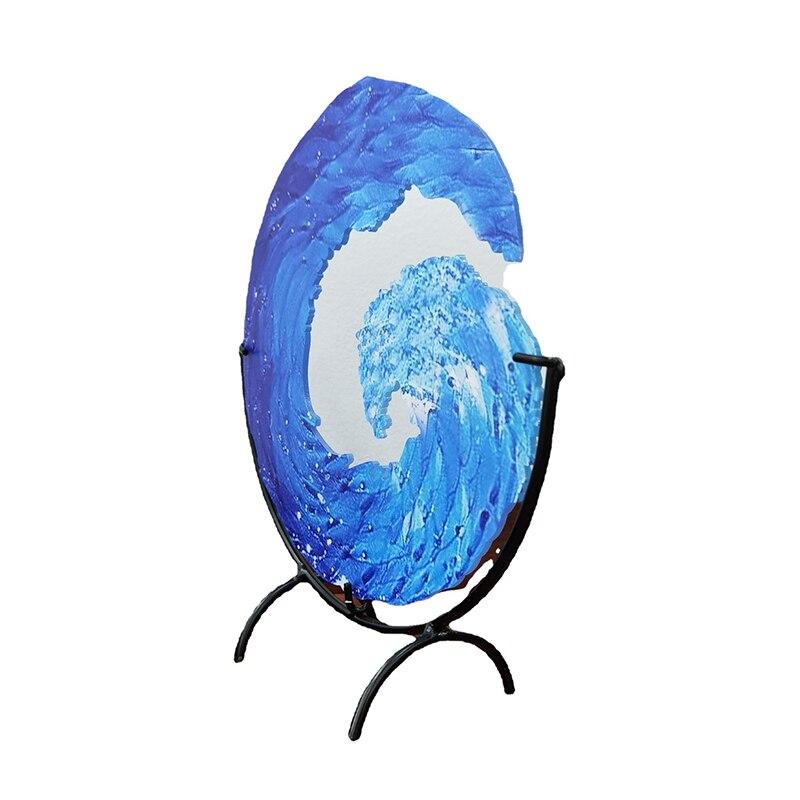 

Кришталева призма хвиля підвіски орнаменти хвиля скла океану сонцезахисний орнамент Small