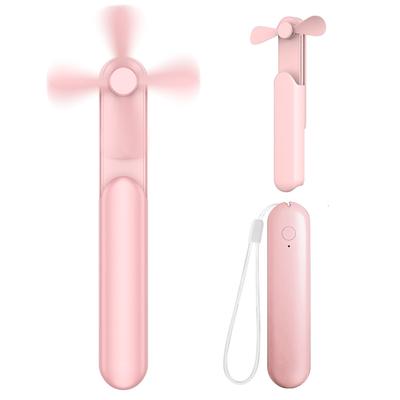 2024 Handy Neck Handheld Small Fan, Hanging, Quiet, Portable, Fan, Powerful, Cool, Lightweight, (Red)